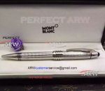 Perfect Replica Montblanc John F Kennedy Stainless Steel Ballpoint Pen
